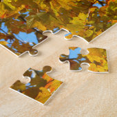 Gelbe Ahorn-Blätter und Blauer Himmel Puzzle (Seite)