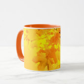 Gelbe Ahorn-Keramik Tasse (Vorderseite Links)