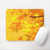 Gelbe Ahornmäuse Pad Mousepad (Mit Mouse)