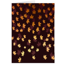 Gelbe Ahornschicht auf dunkelrot