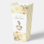 Gelbe Alberne Gänse Kinderdusche Popcorn Geschenkschachtel (Rückseite)