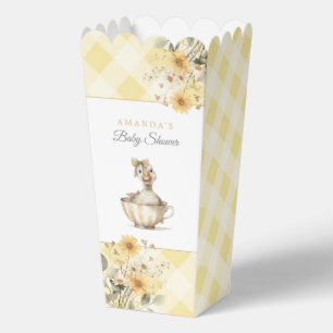 Gelbe Alberne Gänse Kinderdusche Popcorn Geschenkschachtel