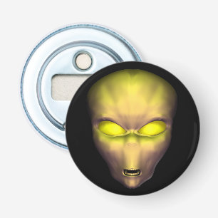 Gelbe Alien Flaschenöffner