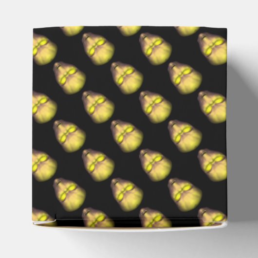 Gelbe Alien Geschenkschachtel (Oben)