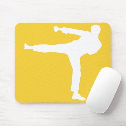 Gelbe Amber Martial Arts Mousepad (Mit Mouse)