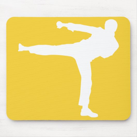 Gelbe Amber Martial Arts Mousepad (Vorne)