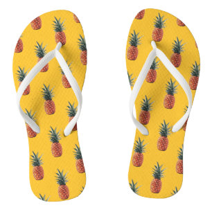 Gelbe Ananas Badesandalen