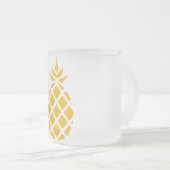 Gelbe Ananas Dauerhafte klassische Ereignisse Mattglastasse (VorderseiteRechts)