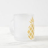 Gelbe Ananas Dauerhafte klassische Ereignisse Mattglastasse (Vorderseite Links)
