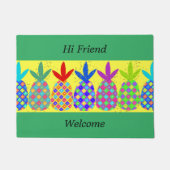 Gelbe Ananas Doormat Fußmatte (Vorderseite)