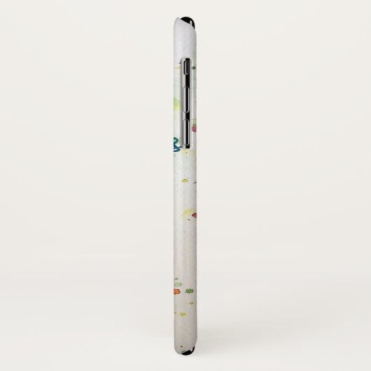 Gelbe Ananas Fruchtstrasse tropische Stäbe Case-Mate iPhone Hülle (Hinten/Links)