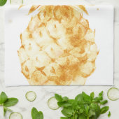 Gelbe Ananas Geschirrtuch (Gefaltet)