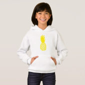 Gelbe Ananas Hoodie (Vorne ganz)