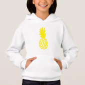 Gelbe Ananas Hoodie (Vorderseite)