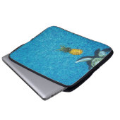 Gelbe Ananas Laptopschutzhülle (Vorne Knopf)