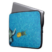 Gelbe Ananas Laptopschutzhülle (Vorderseite Links)