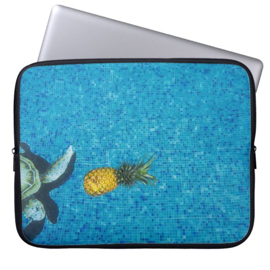 Gelbe Ananas Laptopschutzhülle (Vorderseite)