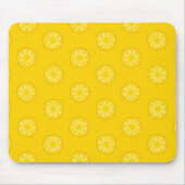 Gelbe Ananas schneidet Muster Mousepad (Vorne)