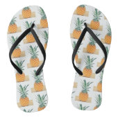 Gelbe Ananas-Yummy-Flip Flops Badesandalen (Fußbett)