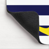 Gelbe Anker-Silhouette Mousepad (Ecke)