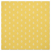 Gelbe Ankerschrift Stoff (Muster)