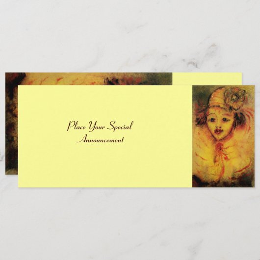 GELBE ANKÜNDIGUNG (Vorne/Hinten)