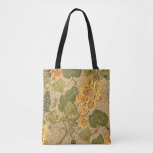 Gelbe Antike Blumen-Tasche Tasche
