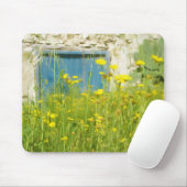 Gelbe Aquarellfarben-Blume Mousepad (Mit Mouse)
