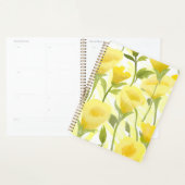Gelbe Aquarellmalerei mit Blumen Planer (Anzeige)