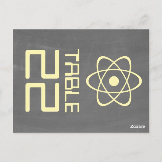 Gelbe Atomkarton Tischnummer 2sid (Rückseite)