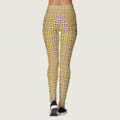 Gelbe Augengläser Leggings (Rückseite)