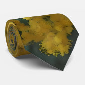 Gelbe australische Wattle-Blume, Krawatte (Gerollt)