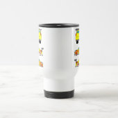 Gelbe Auto-Tasse Reisebecher (Mittel)