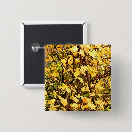 GELBE AUTUMNSTÜCKE BUTTON (Vorne & Hinten)