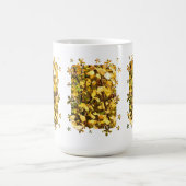 GELBE AUTUMNSTÜCKE KAFFEE-TASSE KAFFEETASSE (Mittel)