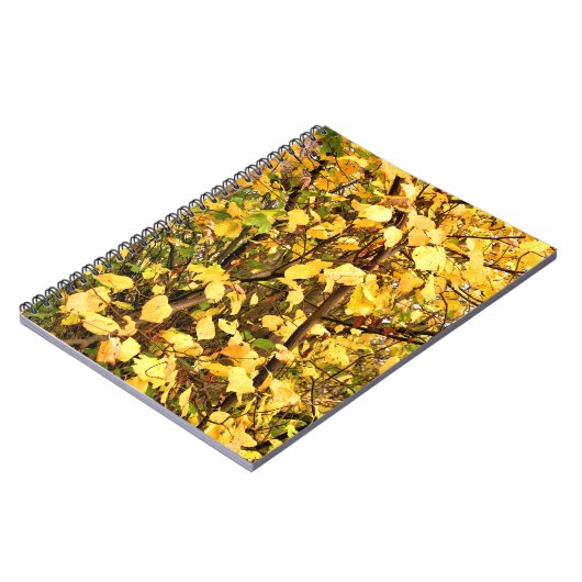 GELBE AUTUMNSTÜCKE NOTIZBLOCK (Linke Seite)