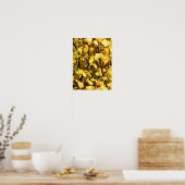 GELBE AUTUMNSTÜCKE POSTER (Küche)