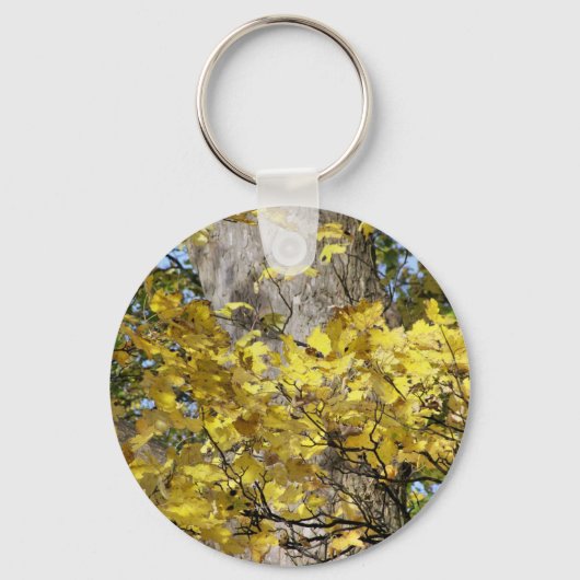 GELBE AUTUMNSTÜCKE SCHLÜSSELANHÄNGER (Vorderseite)