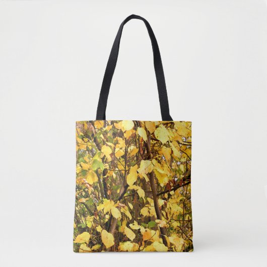 GELBE AUTUMNSTÜCKE TASCHE (Vorderseite)