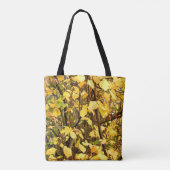 GELBE AUTUMNSTÜCKE TASCHE (Rückseite)
