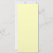 Gelbe Babyparty-Mutter u. Baby-Elefant laden ein Einladung (Rückseite)