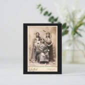 Gelbe Badger, der jüngste, hochgezogene Bone1880 Postkarte (Stehend Vorderseite)