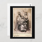 Gelbe Badger, der jüngste, hochgezogene Bone1880 Postkarte (Vorne/Hinten)