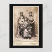 Gelbe Badger, der jüngste, hochgezogene Bone1880 Postkarte (Vorderseite)