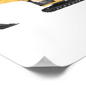 Gelbe Baggerbauweise Kinderzimmer Dekoration (Ecke)