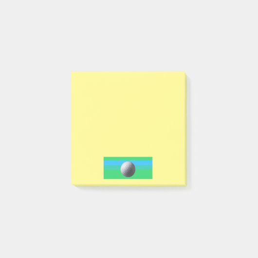 Gelbe Ball-Notizblöcke Post-it Klebezettel (Vorderseite)