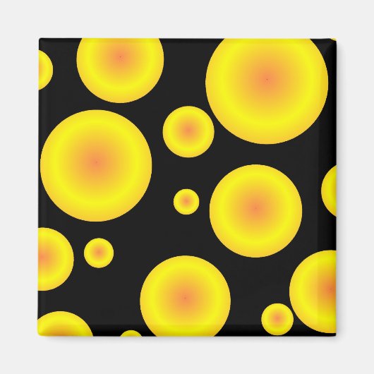 Gelbe Bälle Magnet (Vorne)