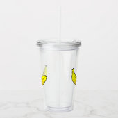 Gelbe Banane Acryltrinkbecher (Rechts)