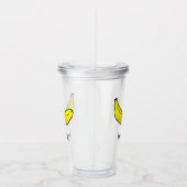 Gelbe Banane Acryltrinkbecher (Rechts)