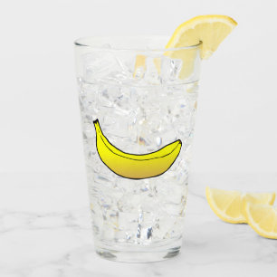 Gelbe Banane Glas